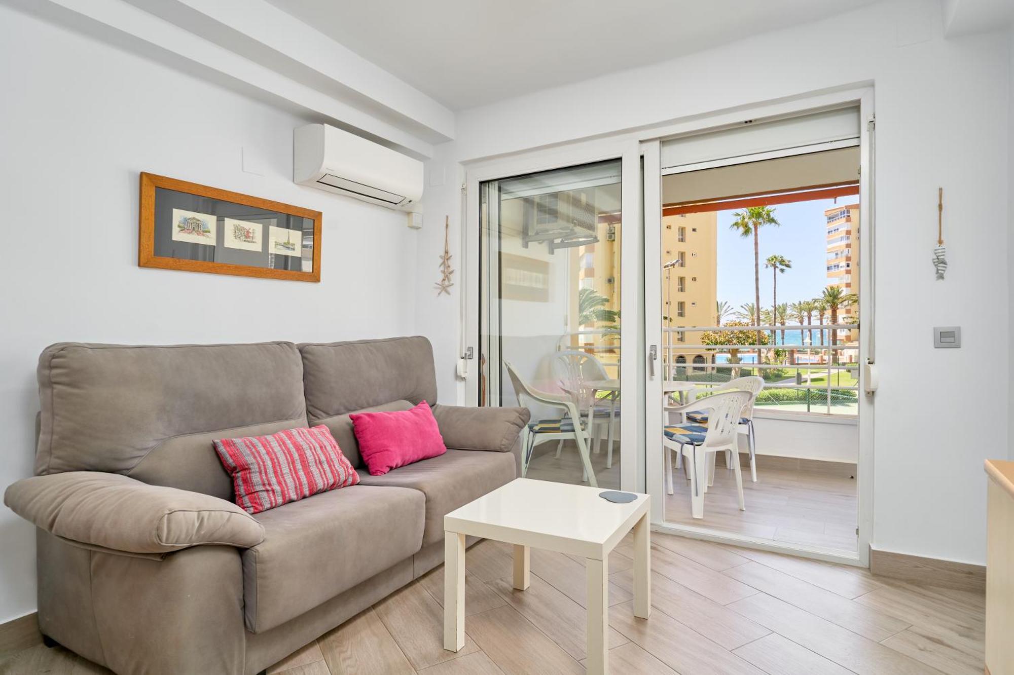 Apartamento Primera Linea Playa Algarrobo Costa Esterno foto